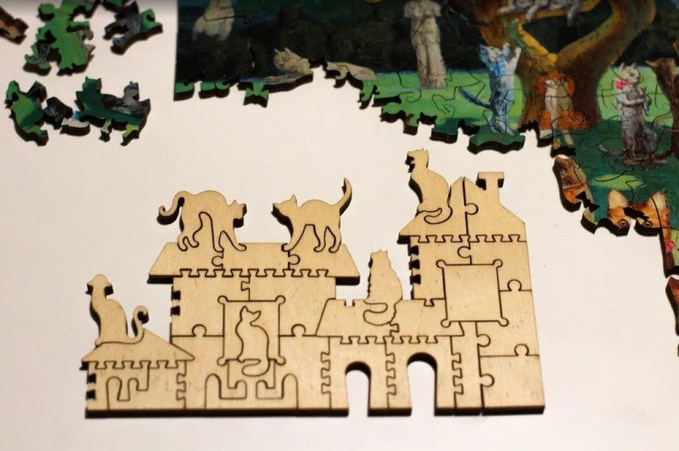 Деревянные пазлы DAVICI «А котам всё масленица» — картинка 7