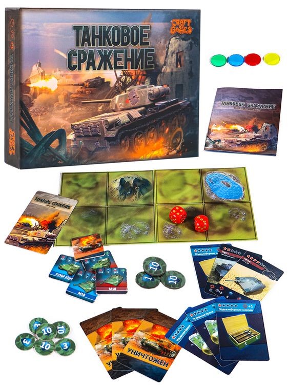 Тактическая настольная игра «Танковое сражение» — картинка 3