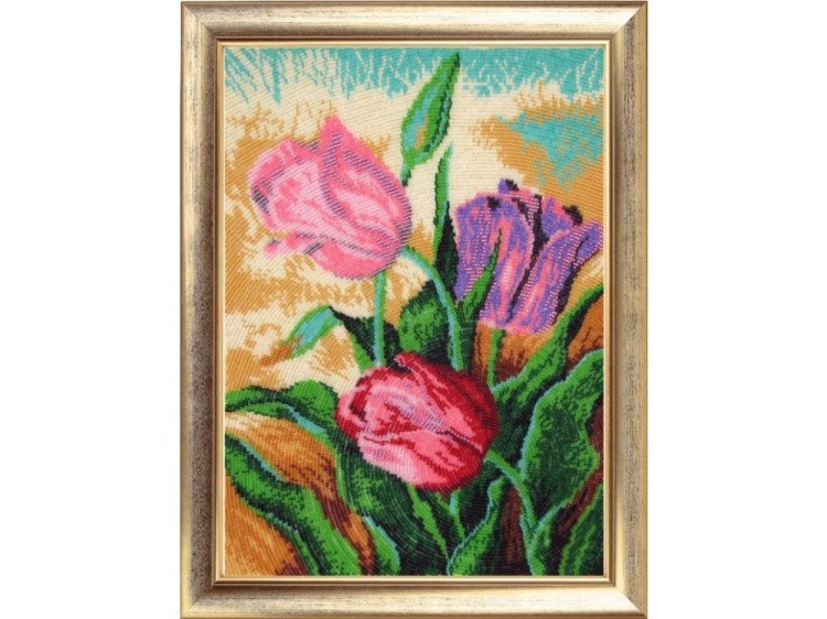 Набор для вышивания бисером «Весенние тюльпаны»