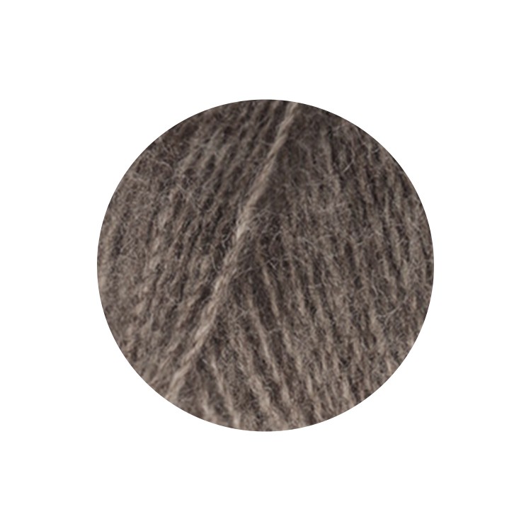 Пряжа ALIZE Angora Real 40 (Ангора реал 40) (553), кофе меланж, 5 шт. по 100 г — картинка 2