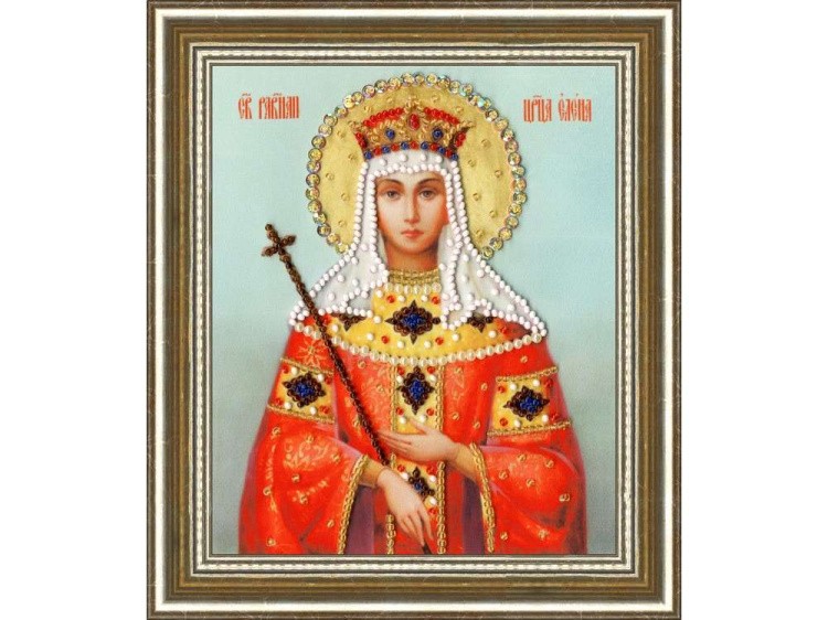 Набор вышивки бисером «Икона Святой Равноапостольной Царицы Елены» — картинка 2