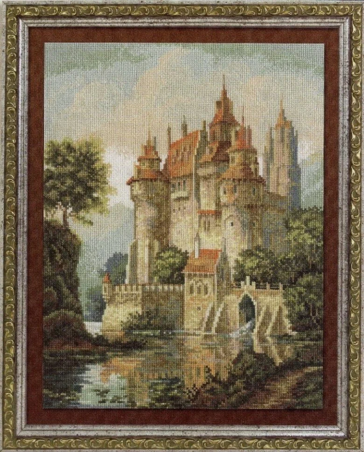 Набор для вышивания «Замок в горах» — картинка 2