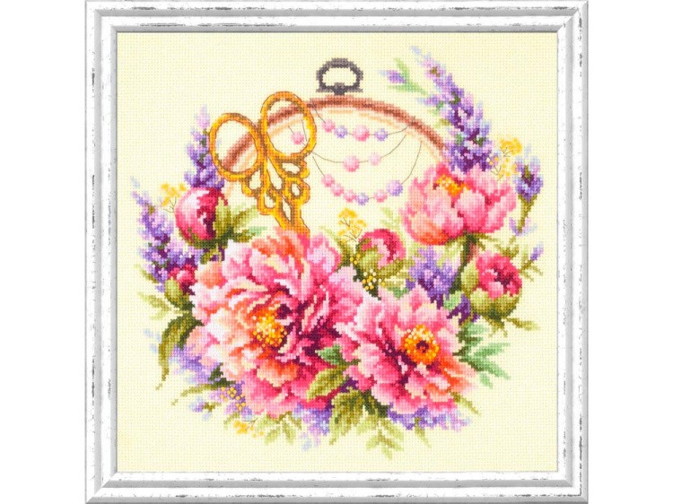 Набор для вышивания «Пионы для умелицы» — картинка 2