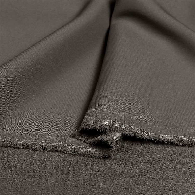 Ткань шелк Армани, 5 м, ширина 150 см, 90 г/м², цвет: 126 серый (шиншила), TBY — картинка 4