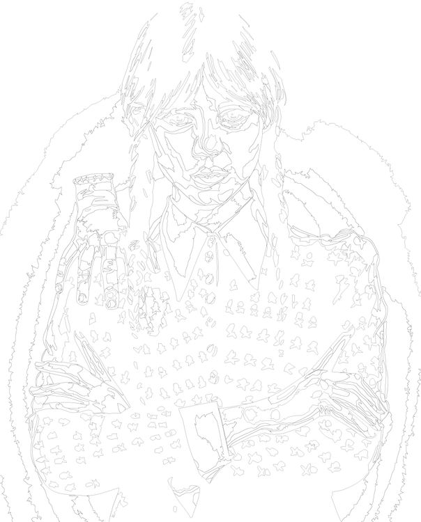 Картина по номерам «Wednesday Уэнсдей Аддамс: Арт с рукой 2» — картинка 2