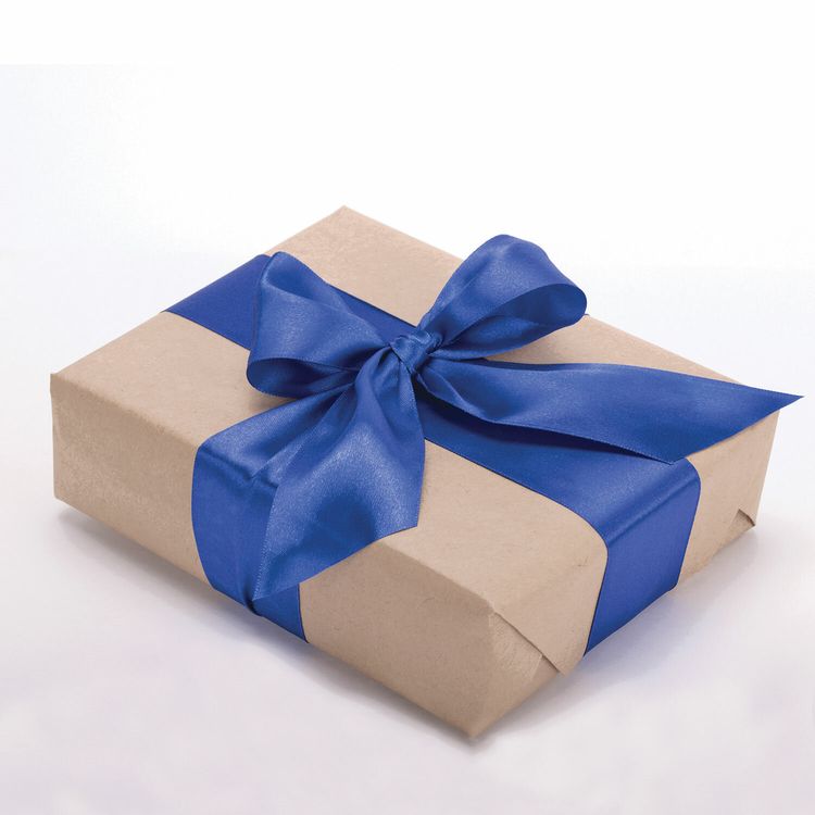 Лента атласная, ширина 38 мм, длина 23 м, синяя, Brauberg — картинка 3