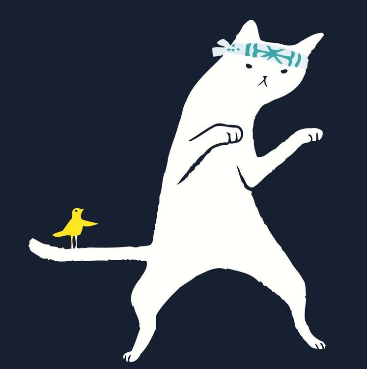 Картина по номерам «Танцующий кот»