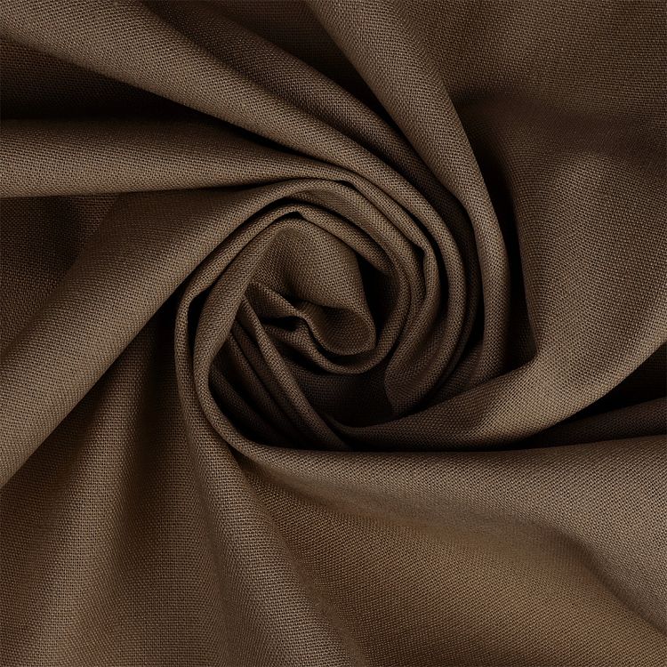 Ткань льняная, 200 г/м², 5 м x 140 см, цвет: кэмел, TBY