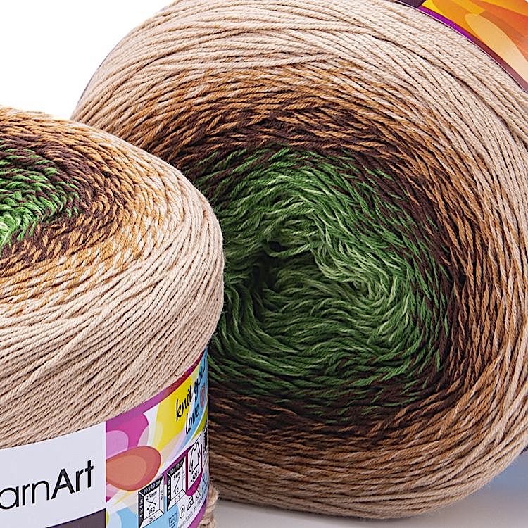 Пряжа YarnArt Flowers (308), мультиколор, 5 шт. по 200 г — картинка 2