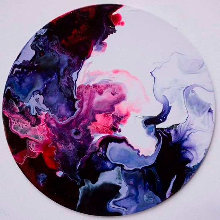 Набор красок для рисования жидким акрилом Флюид Арт, Art Blong — картинка 10