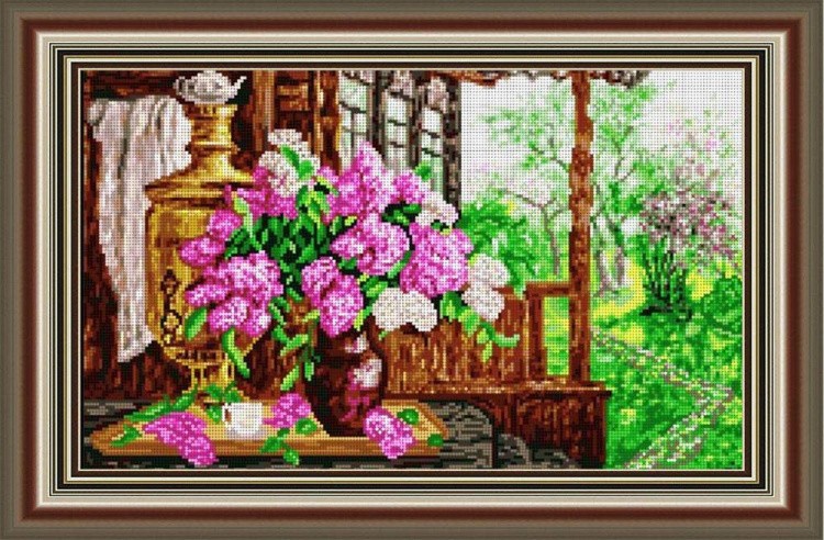 Набор для вышивки бисером «Сирень» — картинка 2