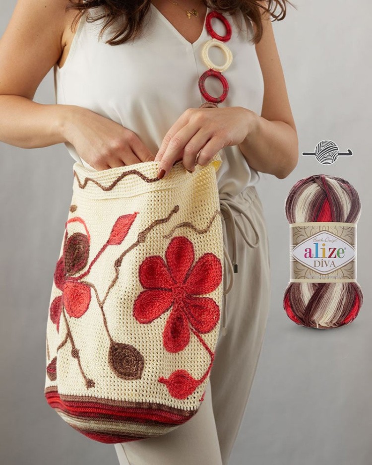 Пряжа ALIZE Diva batik design (3245), мультиколор, 5 шт. по 100 г — картинка 6