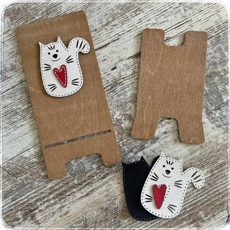 Набор для вышивания «Подставка для телефона. Кот» — картинка 5