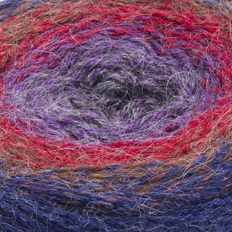 Пряжа YarnArt Flowers Alpaca (Фловерс Альпака) (439), мультиколор, 5 шт. по 250 г — картинка 3