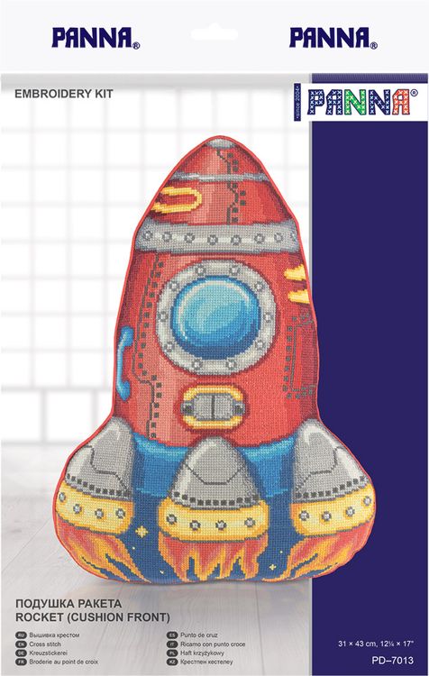 Набор для вышивания «Подушка. Ракета» — картинка 2