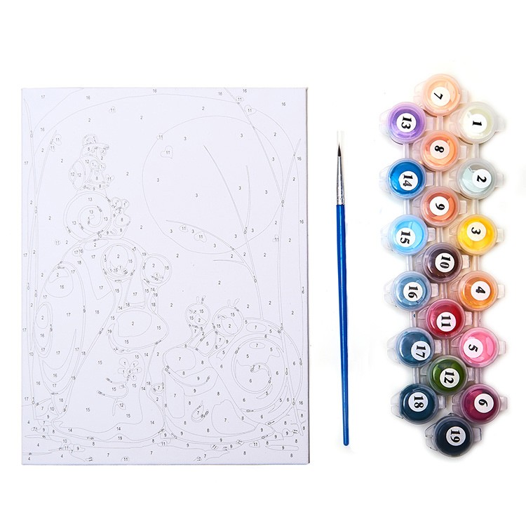 Картина по номерам «Цветы космеи» — картинка 2