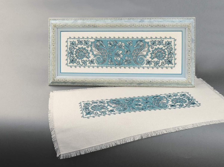 Набор для вышивания «Салфетка. Панно. Морской конёк» — картинка 3