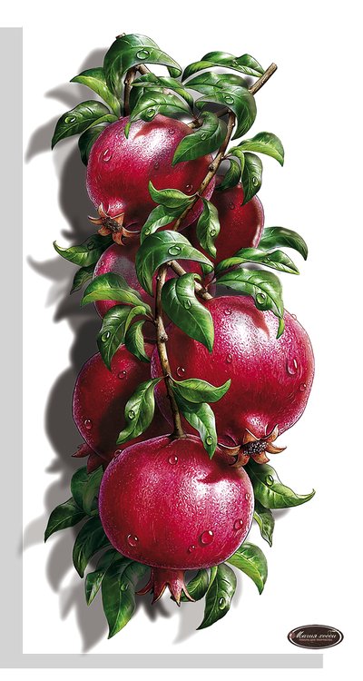 Набор папертоль «Сочный гранат» 15x29 см   — картинка 2