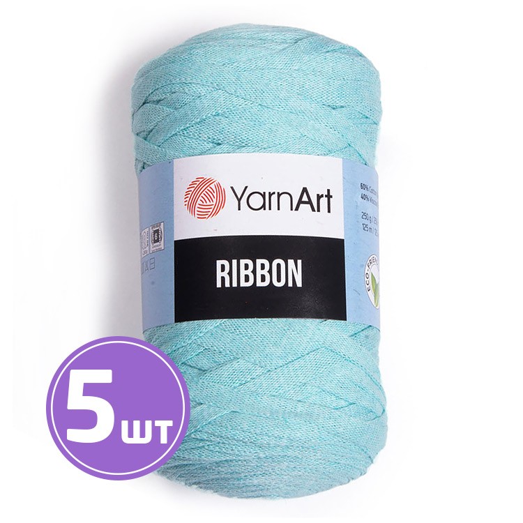 Пряжа YarnArt Ribbon (Риббон) (775), водолей, 5 шт. по 250 г