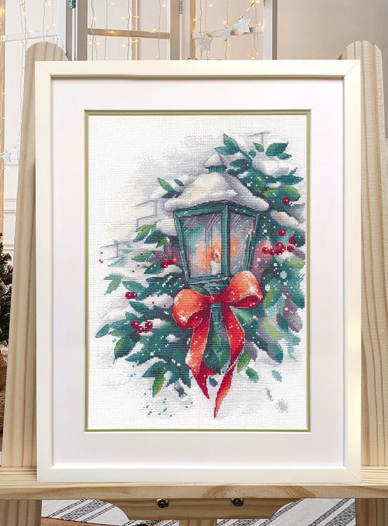 Набор для вышивания «Зимний фонарь» — картинка 2