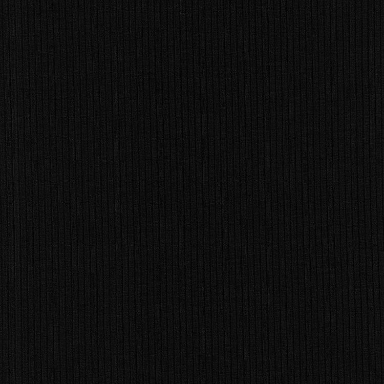 Ткань трикотаж Кашкорсе с лайкрой, 3 м, ширина 120 см, цвет: черный, TBY