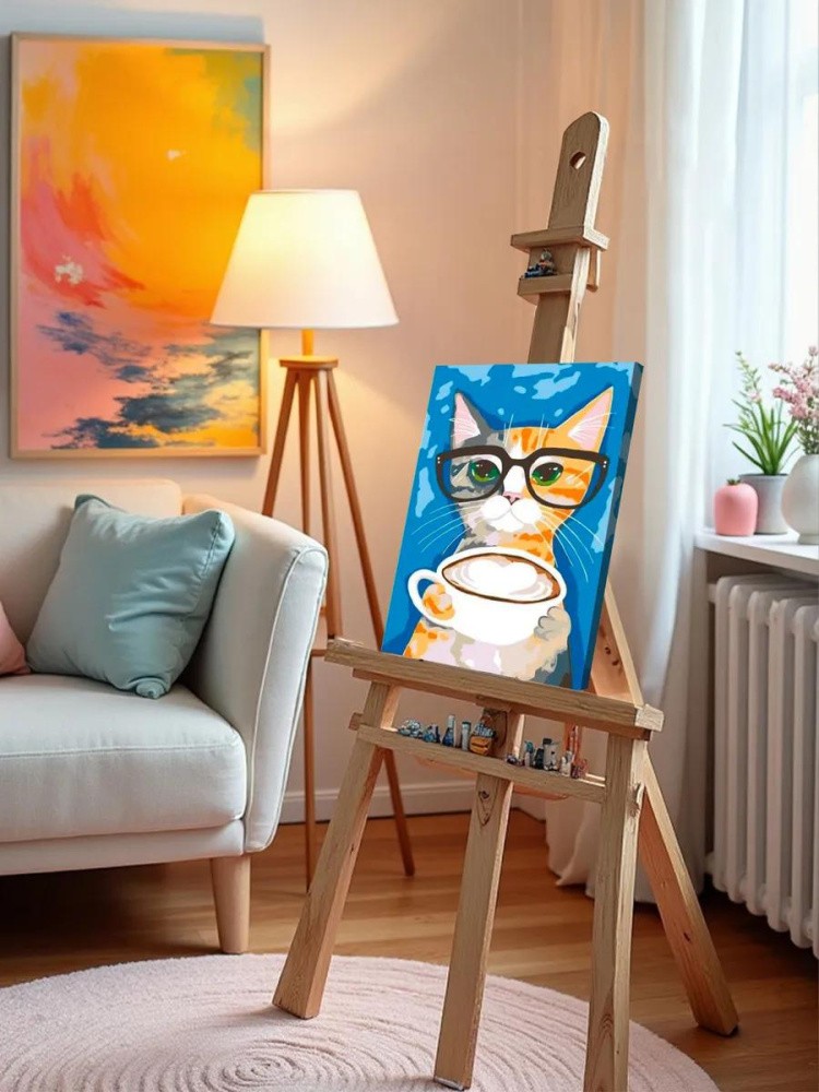 Картина по номерам «Капучино» — картинка 9