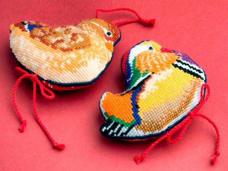 Набор для вышивания «Утки-мандаринки» — картинка 2