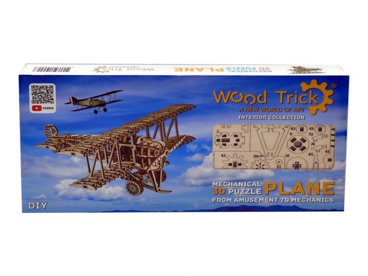 Конструктор из дерева «Самолет», Wood Trick — картинка 8