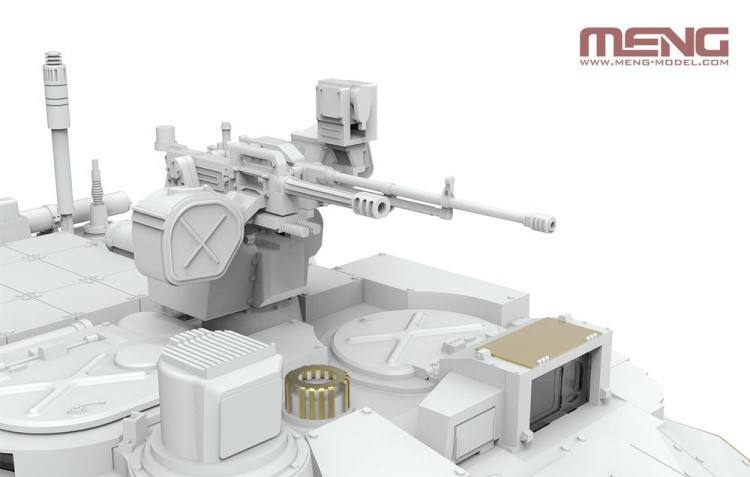 Сборная модель танка «PLA ZTQ15 Light Tank w/Add-On Armor», пластик, масштаб 1:35, MENG — картинка 5