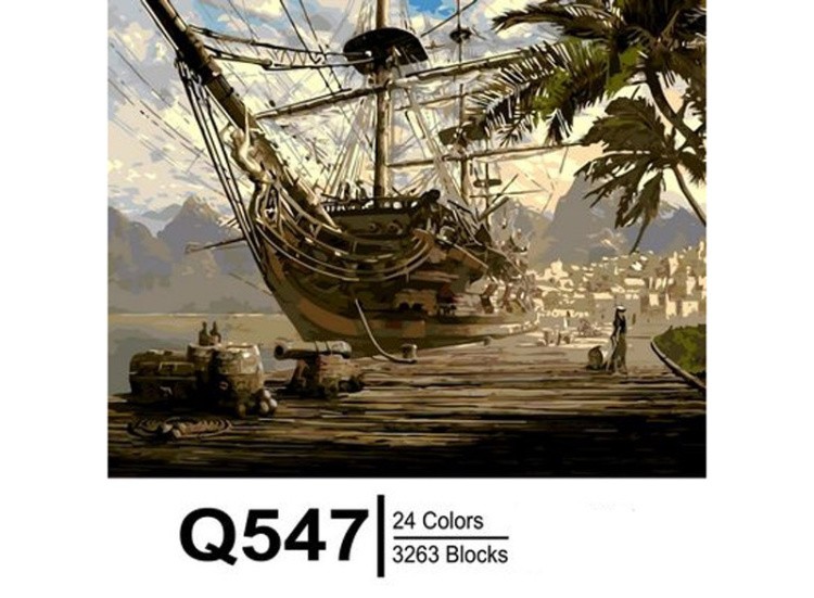 Картина по номерам «Порт Роял» — картинка 2
