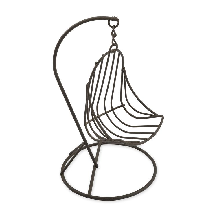 Садовая миниатюра «Подвесное кресло», металл, 10x16 см, Blumentag