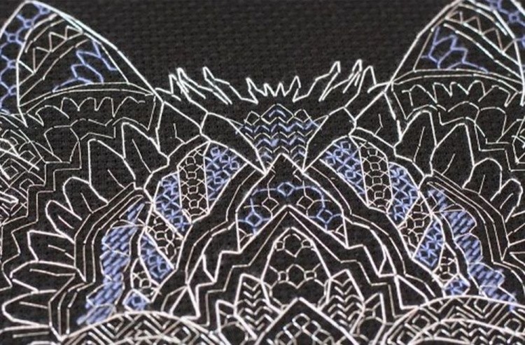 Набор для вышивания «Серебряный волк» — картинка 5