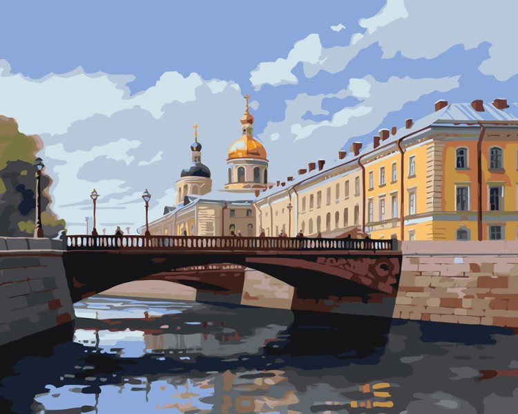 Картина по номерам «Питер: Мосты Петербурга»