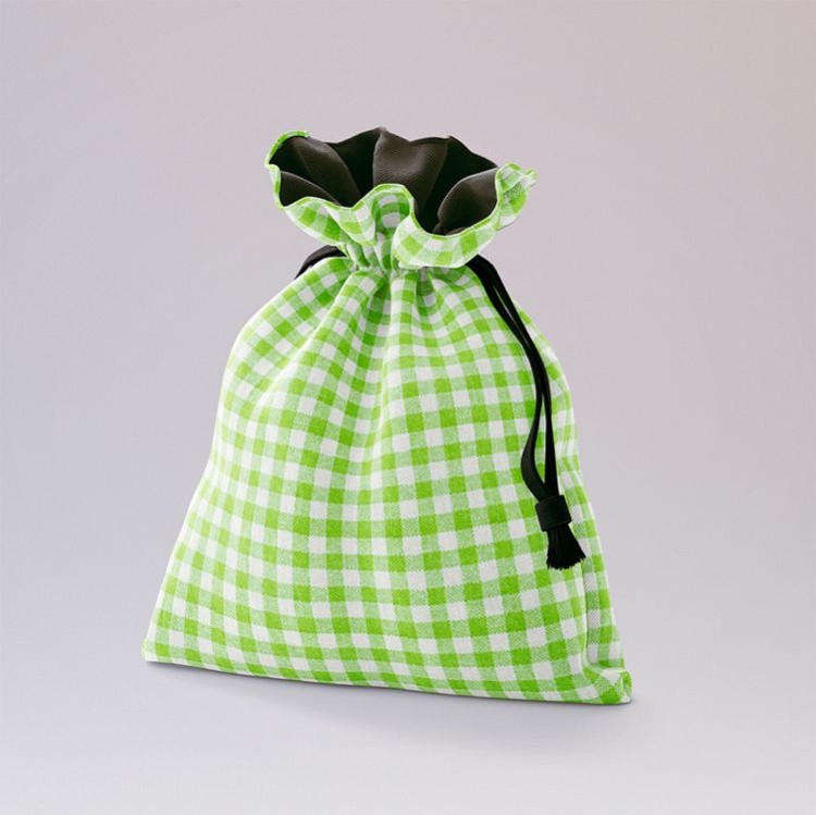 Ткань льняная, 1 м x 150 см, 140 г/м², цвет: зеленый, клетка, TBY — картинка 7