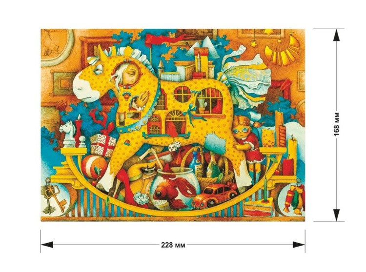 Деревянные пазлы DAVICI «Лошадка» — картинка 2