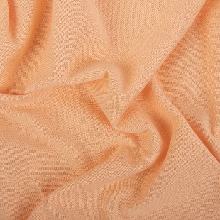 Трикотаж кукольный, 50x55 см, 225 г/м2, 100% хлопок, цвет: №05 персиковый, Peppy — картинка 3