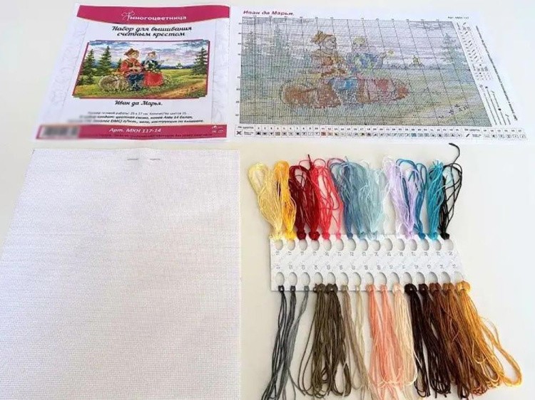 Набор для вышивания «Иван да Марья» — картинка 3