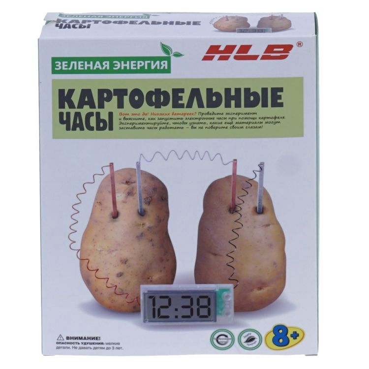 Набор «Зеленая энергия. Картофельные часы», OCIE — картинка 2