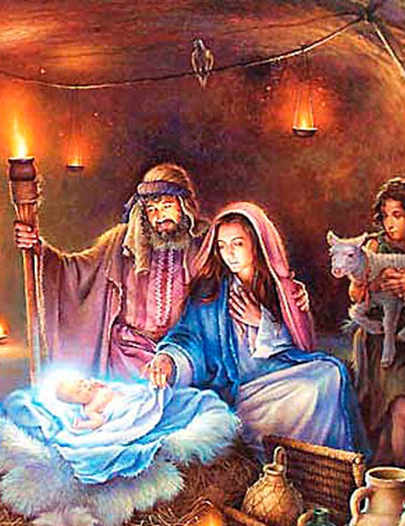 Картина по номерам «Рождение Иисуса Христа»