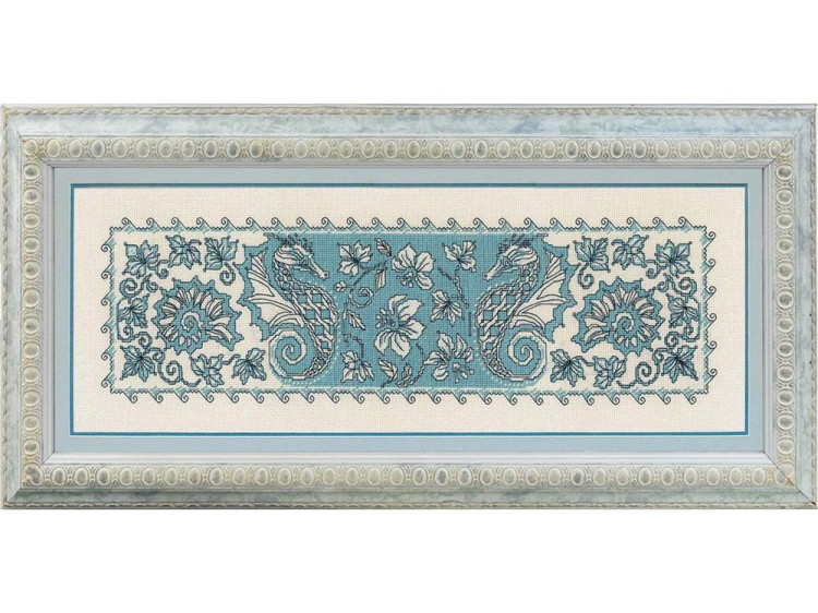 Набор для вышивания «Салфетка. Панно. Морской конёк» — картинка 2