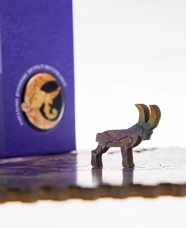 Деревянные пазлы DAVICI «Знак зодиака. Козерог» — картинка 5