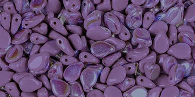 Бусины стеклянные, 5х7 мм, 10 г, цвет: фиолетовый, Preciosa (Чехия)