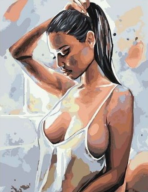 Картина по номерам «Сексуальная женщина»