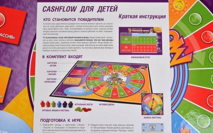 Настольная игра «Попурри Денежный поток для детей CASHFLOW» — картинка 8