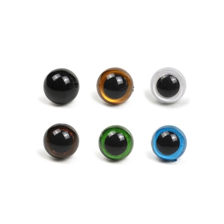 Набор глаз в органайзере винтовые, пластик, d16 мм, 48 шт., с фиксацией №3, Magic 4 Toys — картинка 3