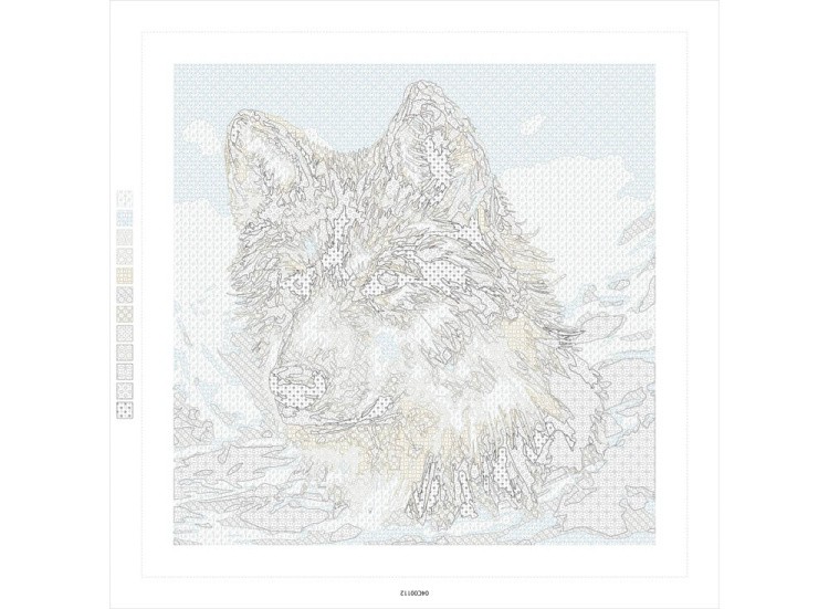Картина по номерам «Одинокий волк» — картинка 3