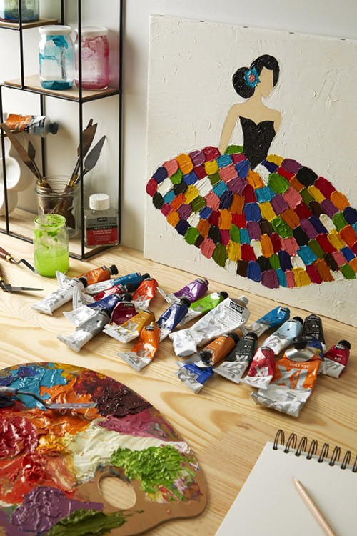 Краски Pebeo масляные 30 цветов набор XL с кистью 20 мл — картинка 9