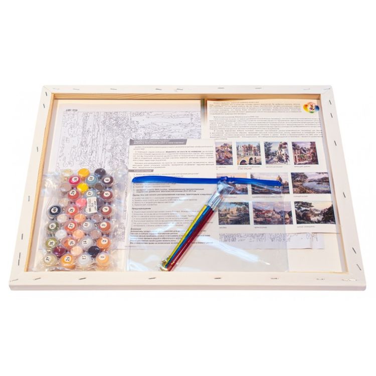 Картина по номерам «Италия. Вид на озеро Комо» — картинка 3