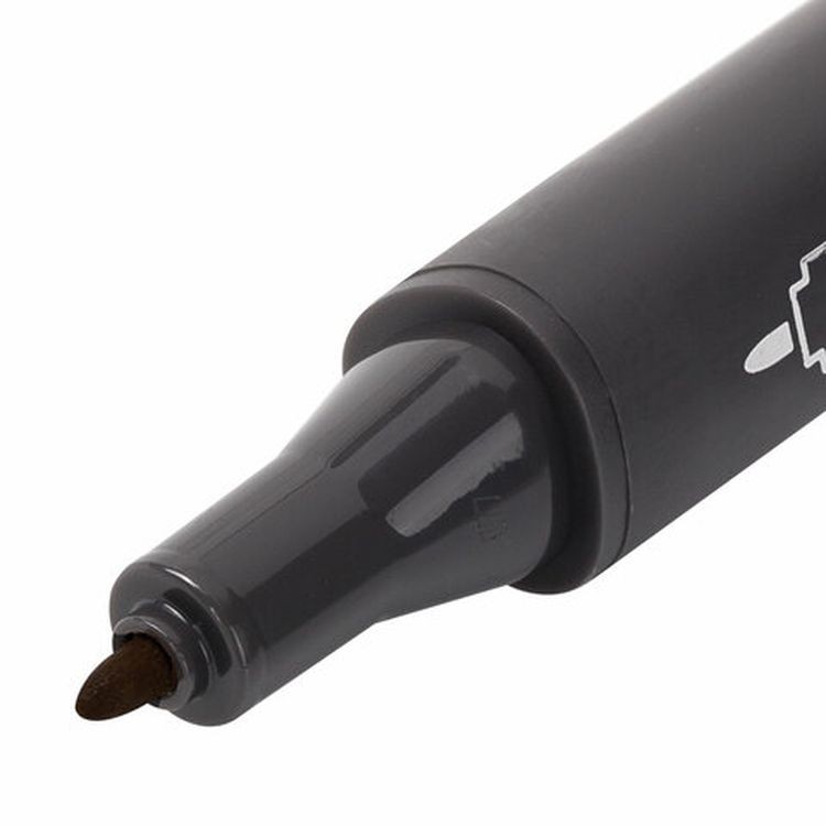 Маркер для скетчинга двусторонний 1 мм - 6 мм BRAUBERG ART CLASSIC, цвет: шоколадный — картинка 4