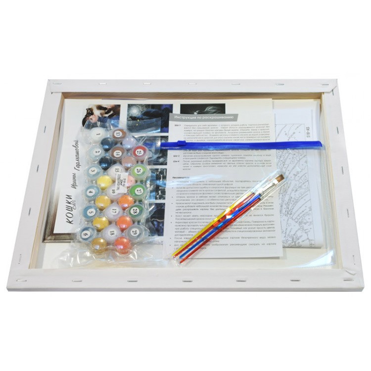 Картина по номерам «Зимние ягоды» — картинка 3